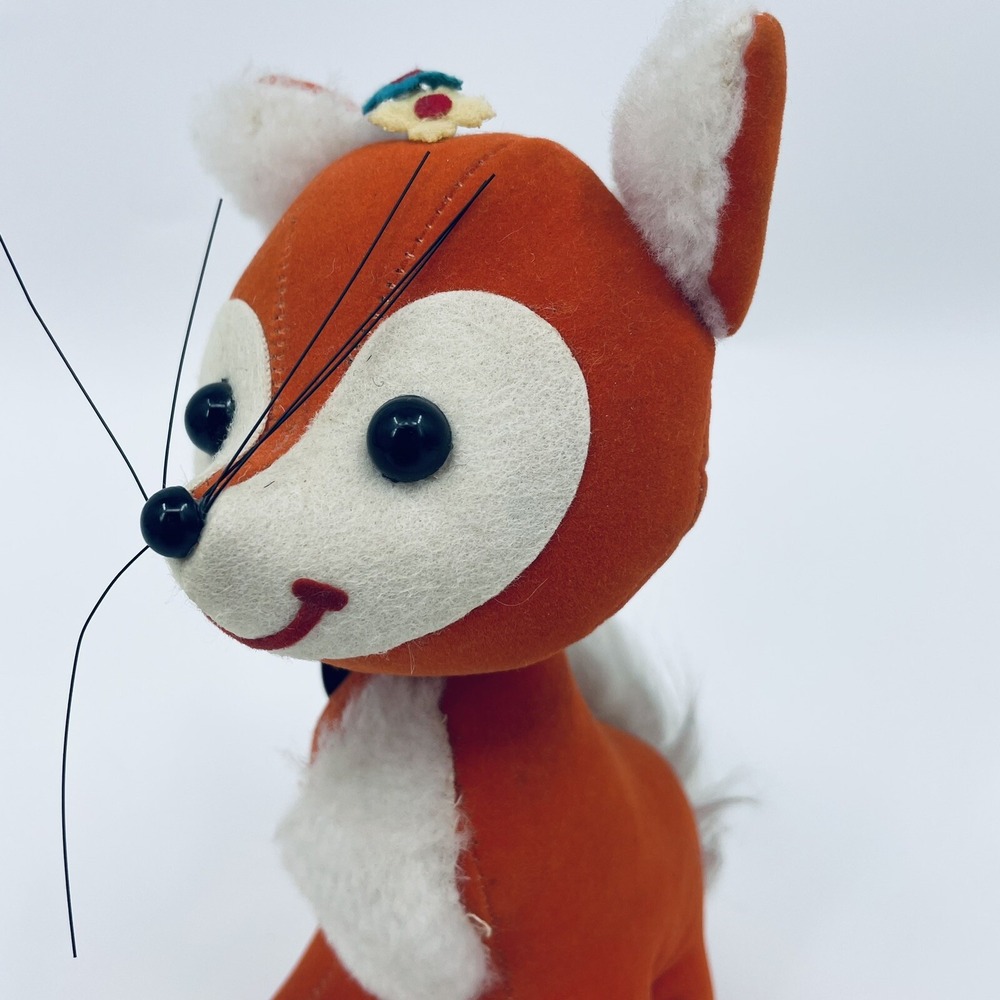 Vintage Dream Pets Plush Vickie Vixen Fox With Tags Made In Japan #1268 - Picture 2 of 10
